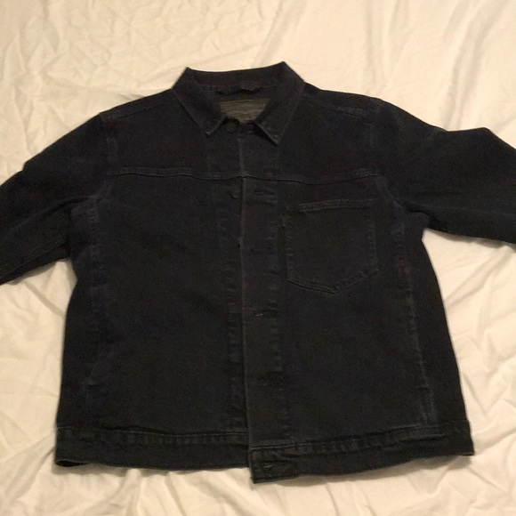 levis denim jacket mens black